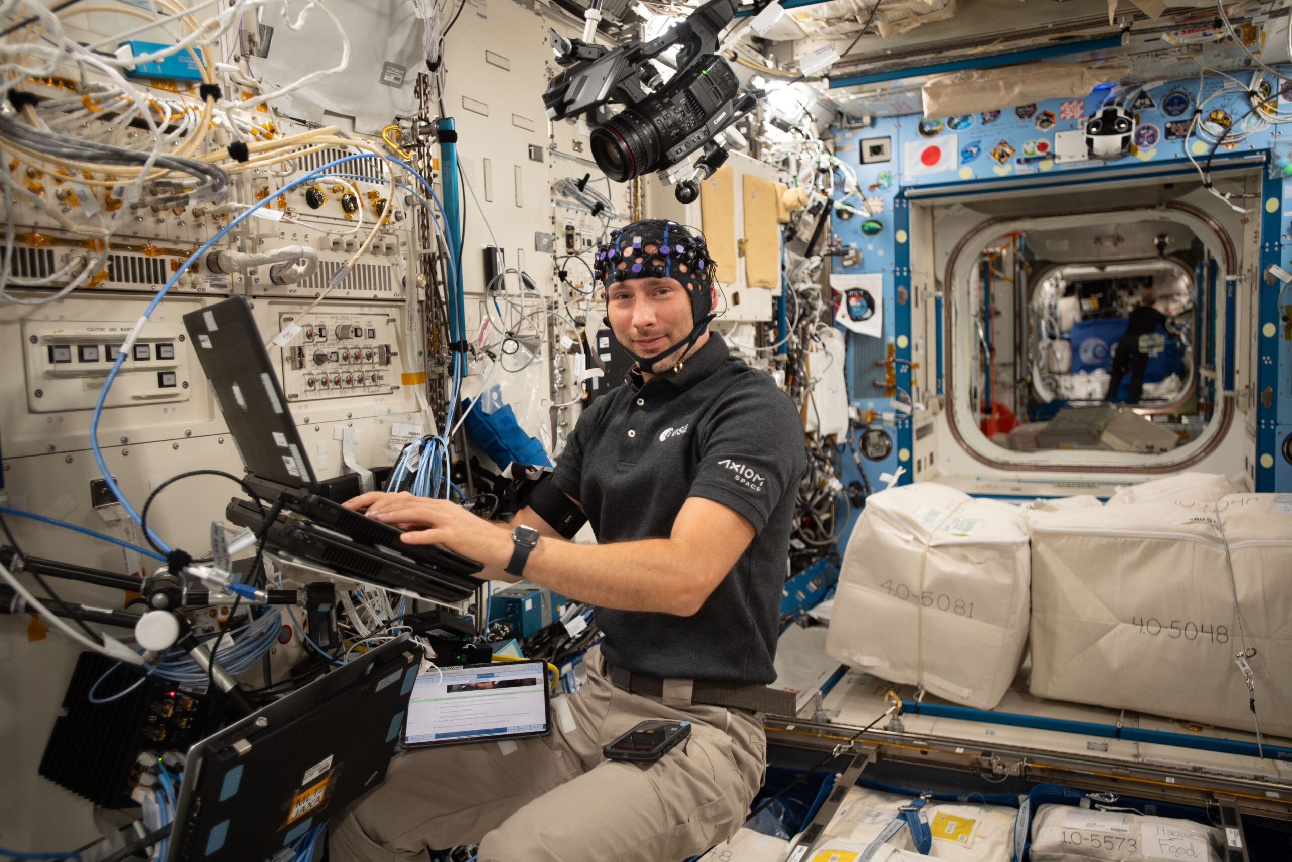 See the Ax-4 crew using fNIRS technology during their mission aboard the ISS.